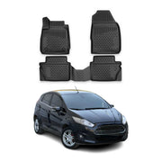 2011-2019 Ford Fiesta Floor Mats Liners Full Set All Weather Black