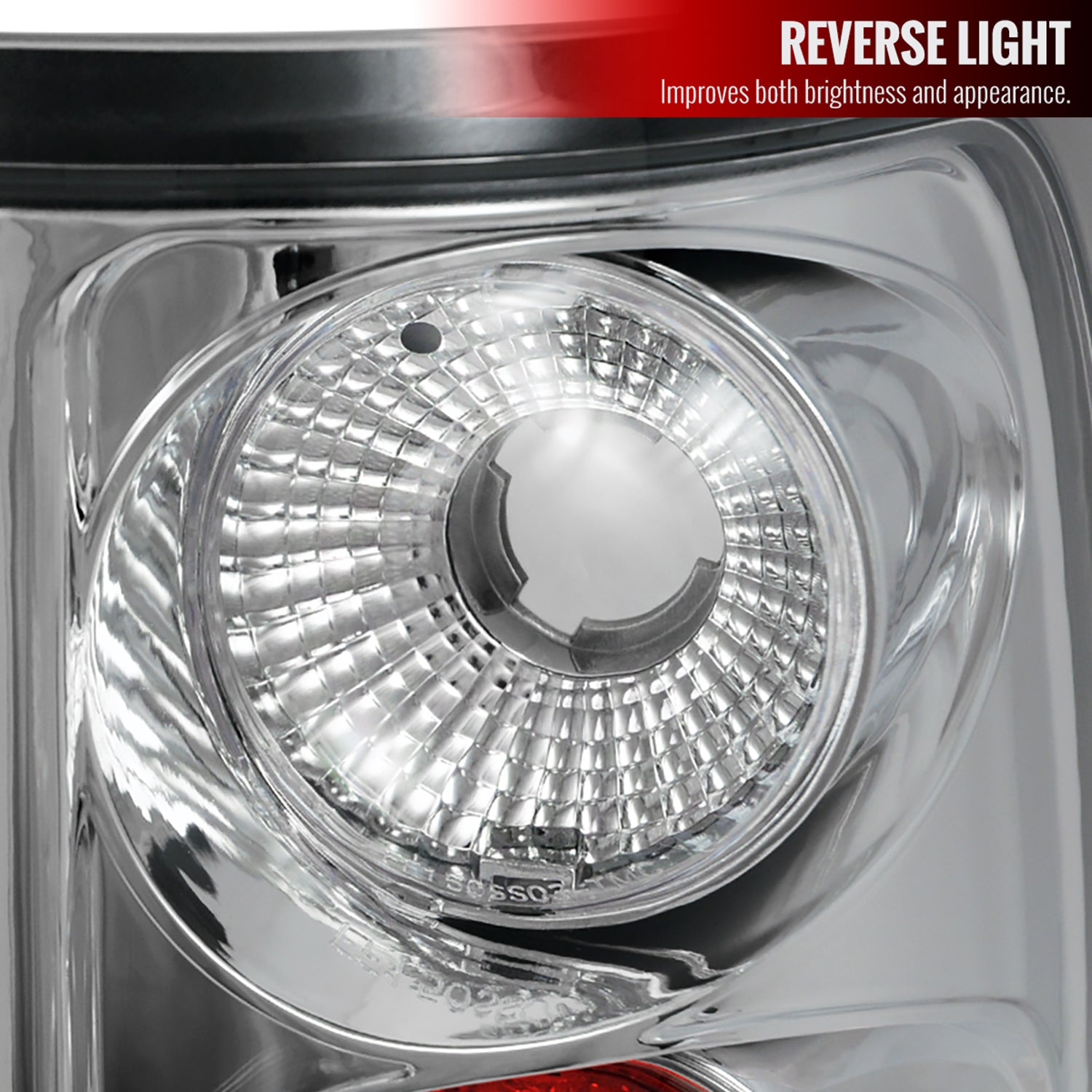 2004-2008 Ford F-150 Styleside Tail Lights Chrome Housing/Clear Lens