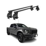 2015-2026 Ford F-150 SuperCab Roof Rack Cross Bars Black