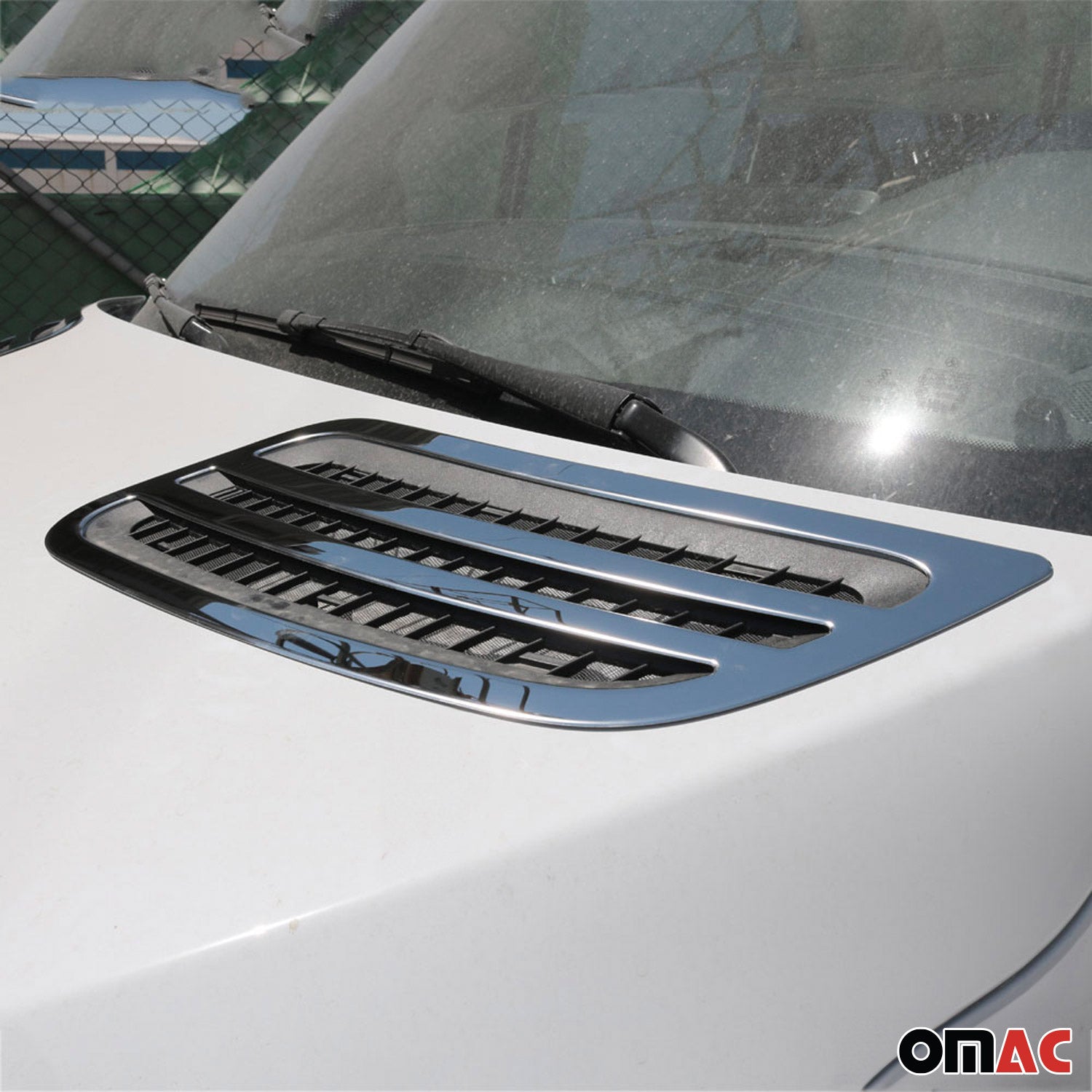 Front Bumper Grill Trim for Mercedes Sprinter W907 910 2019-2026 S.Steel 2Pcs