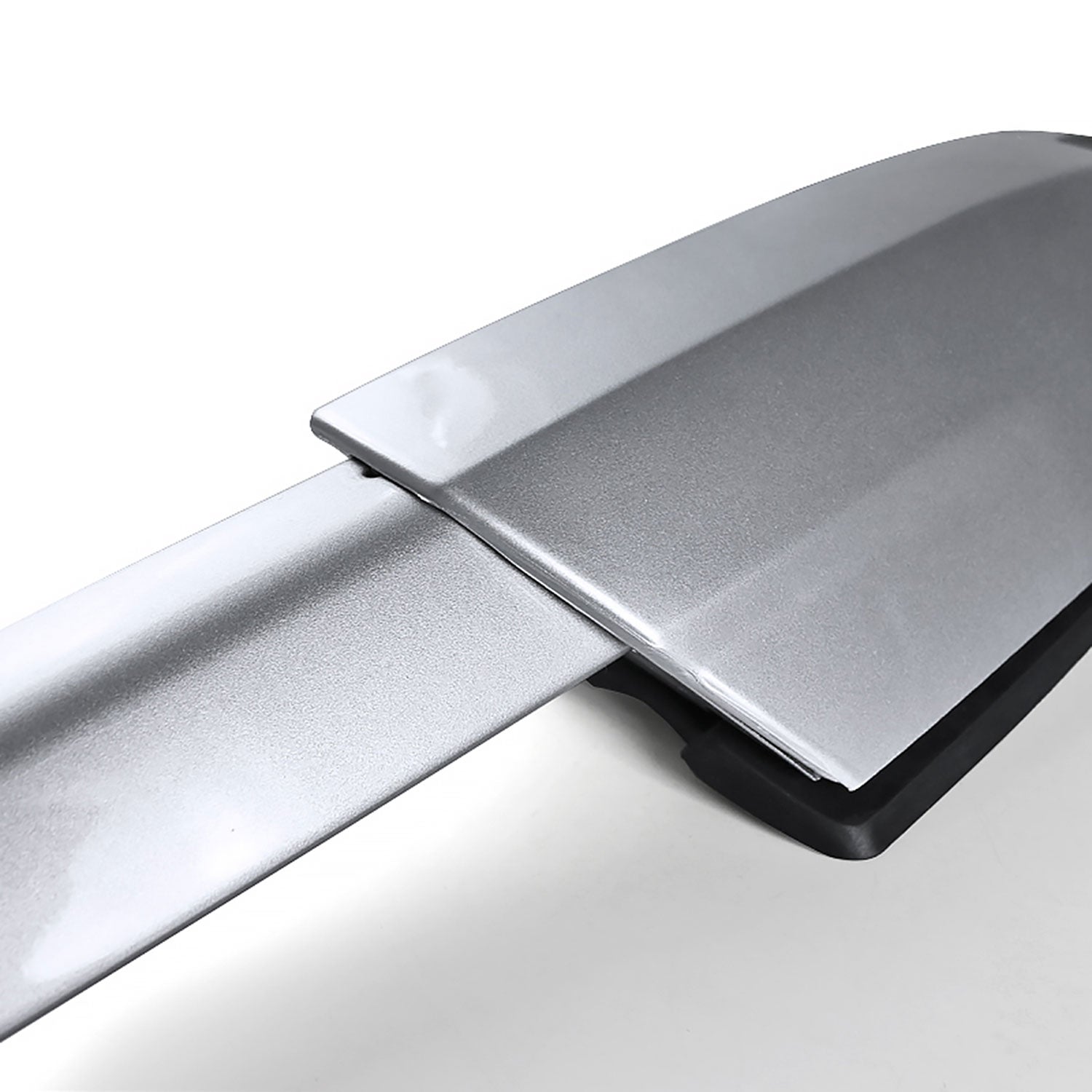 2008-2013 Toyota Highlander Chrome Powder Coated Alu Roof Rack Cross Bars