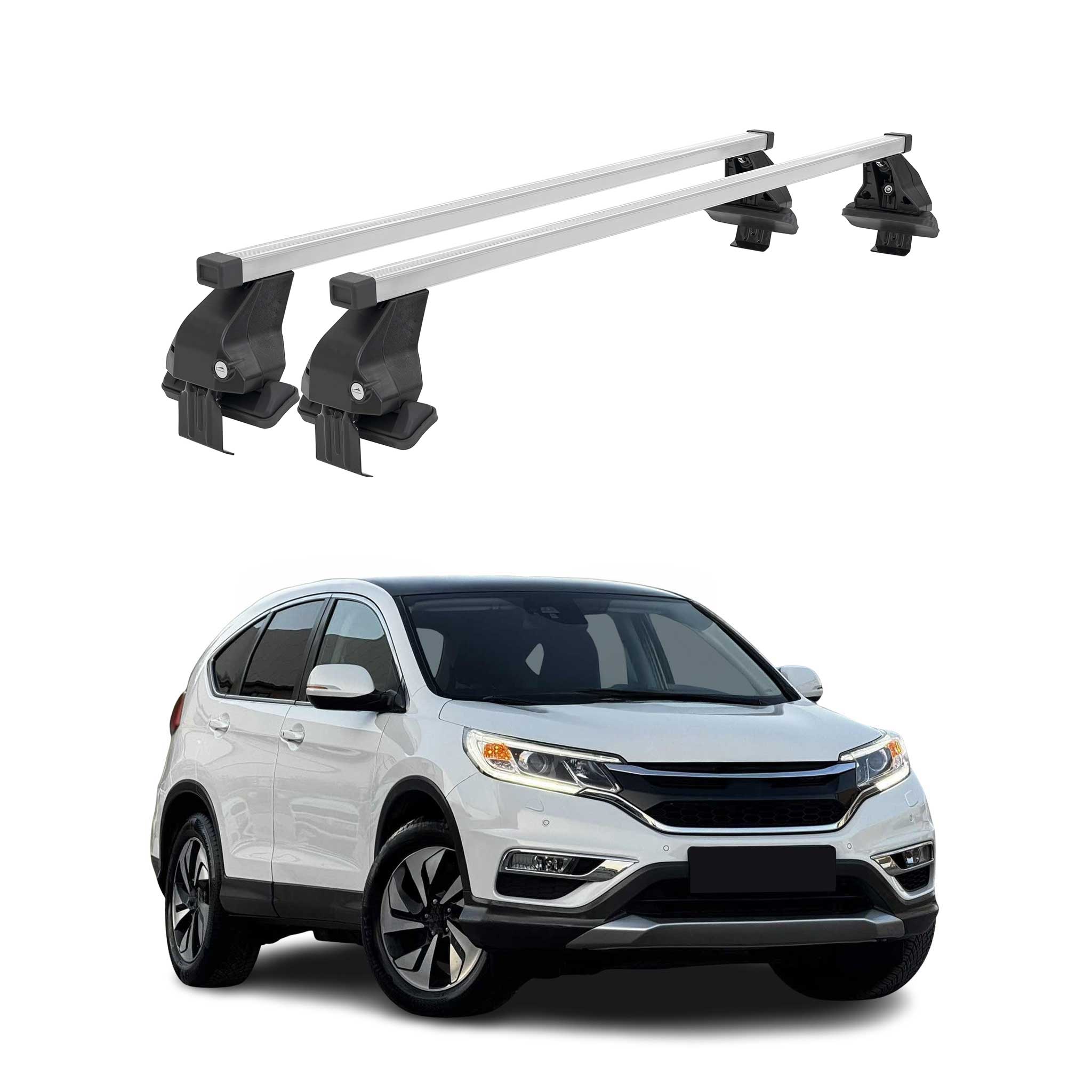 2012-2016 Honda CR-V Roof Rack Cross Bars Silver