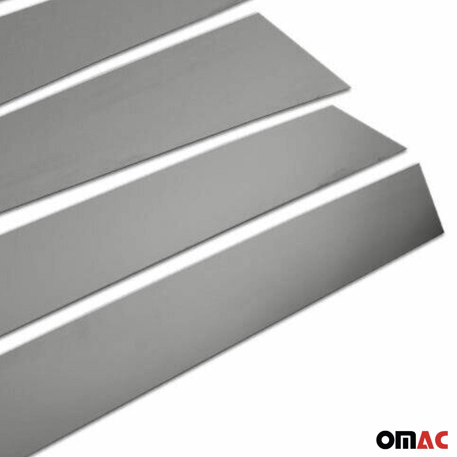 2014-2017 Land Rover Range Rover Sport Window B Pillar Posts Door Trim Stainless Steel