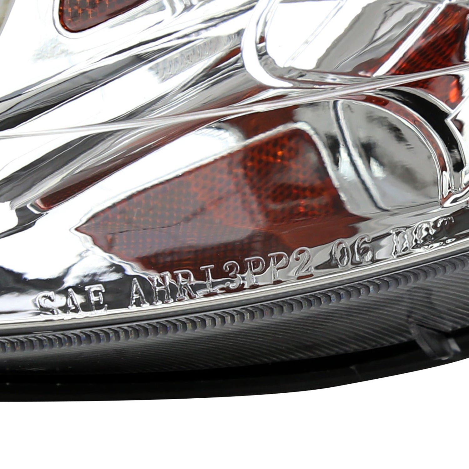 1999-2000 Honda Civic Coupe/SD LED Bar Factory Style Headlights Chrome/Clear