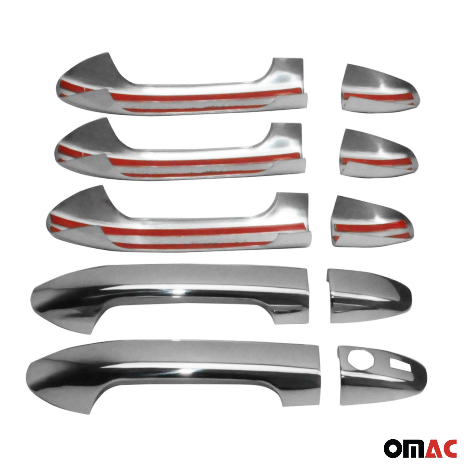 2016-2024 Mercedes Metris Car Door Handle Cover Protector Keyless Stainless Steel 10x