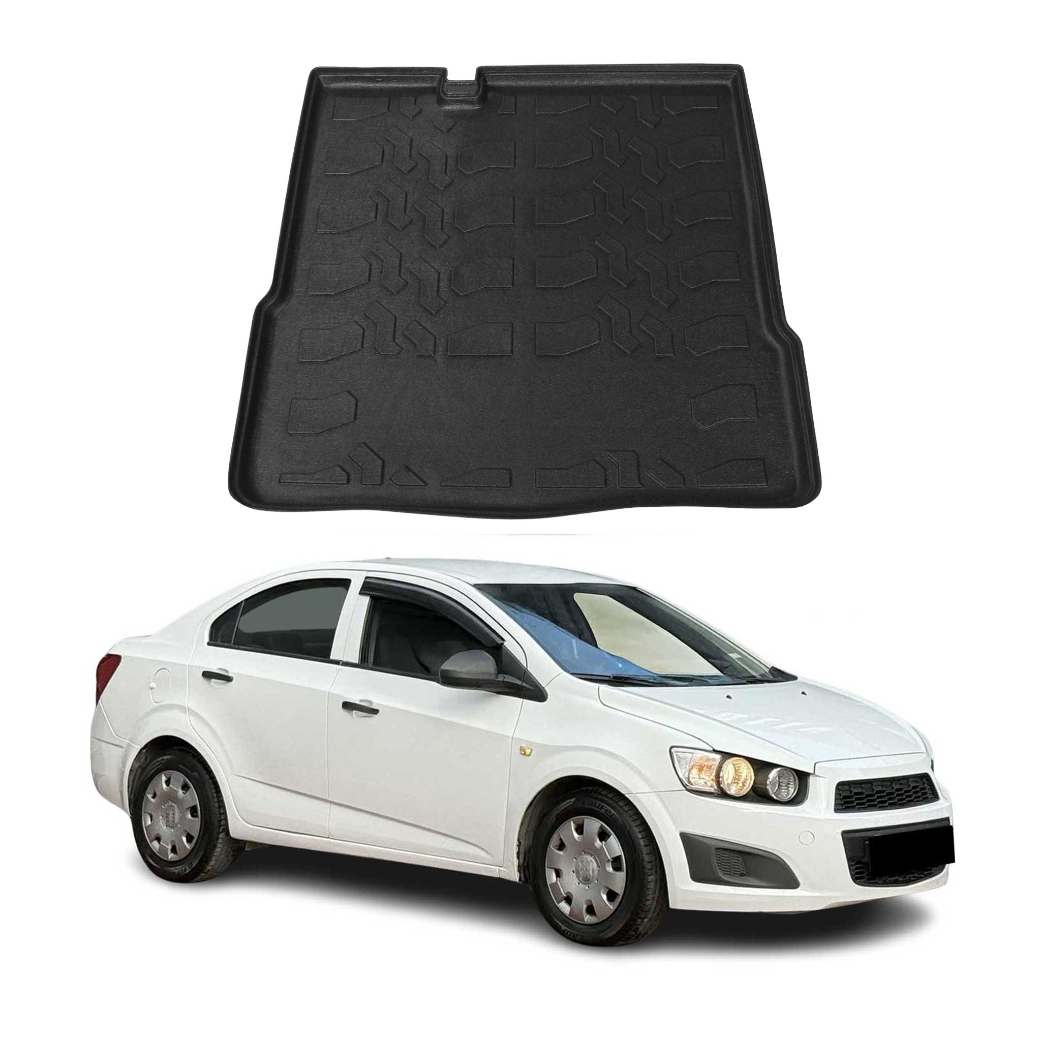 2011-2015 Chevrolet Aveo Cargo Liner Trunk Mat All Weather Black