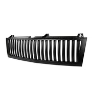 1999-2002 Chevrolet Silverado Matte Black ABS Vertical Grille