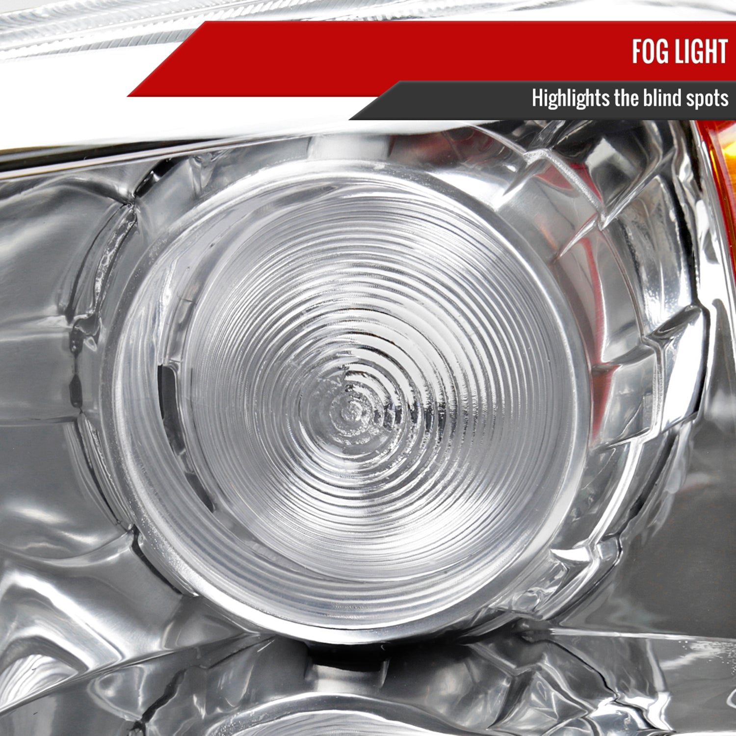 2006-2008 Honda Pilot Projector Style Headlights Chrome Housing/Clear Lens