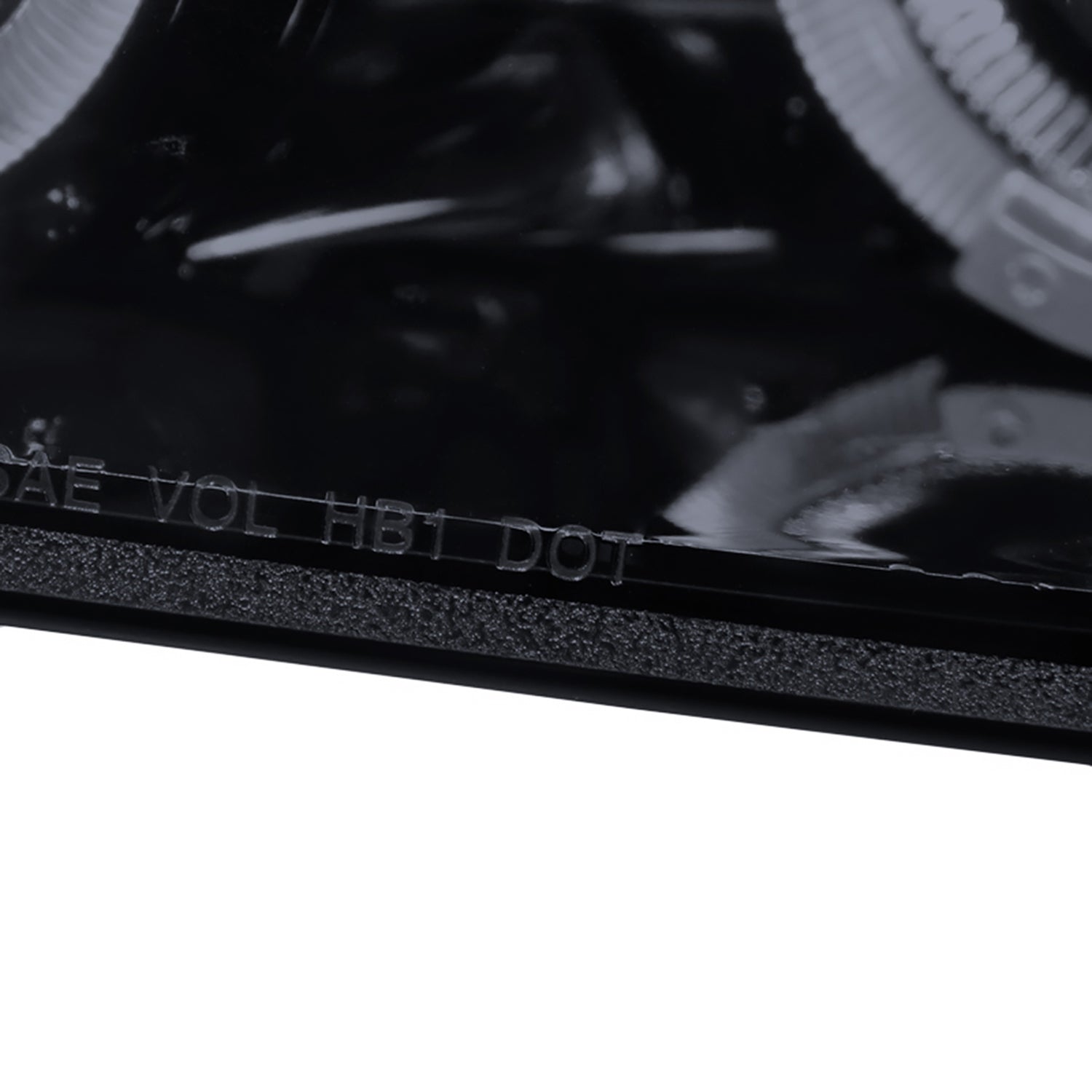 2000-2001 Nissan Maxima Dual Halo Projector Headlights Glossy Black/Smoke Lens