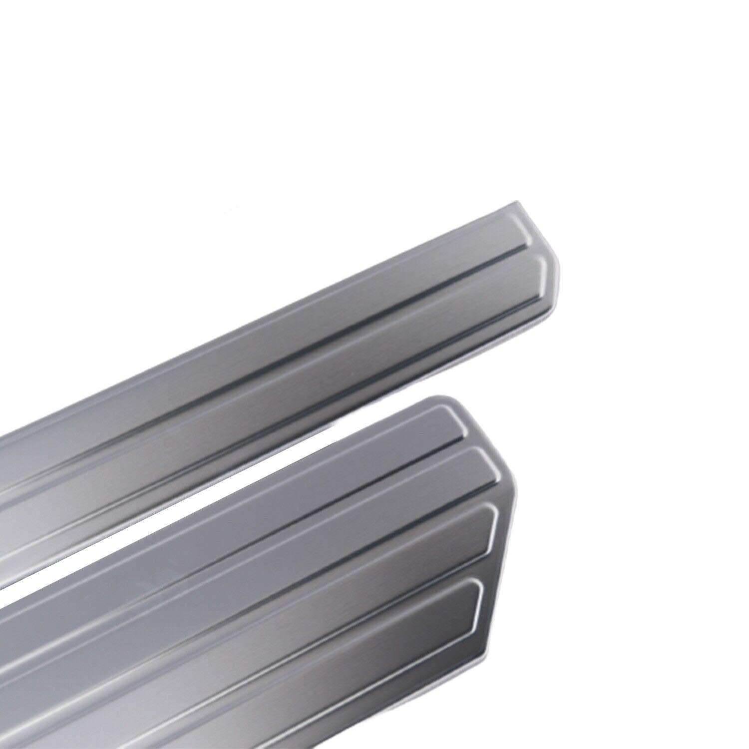 2010-2020 VW Amarok Door Sill Scuff Plate Scratch Protector Stainless Steel Brushed