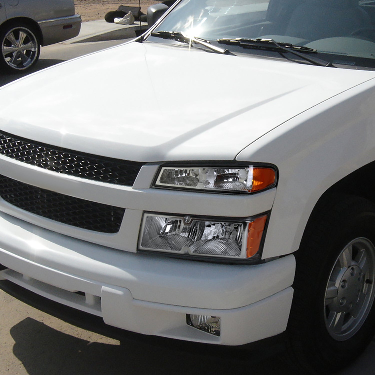 2004-2012 Chevy Colorado /Canyon Isuzu I-Series Headlights Pair Chrome