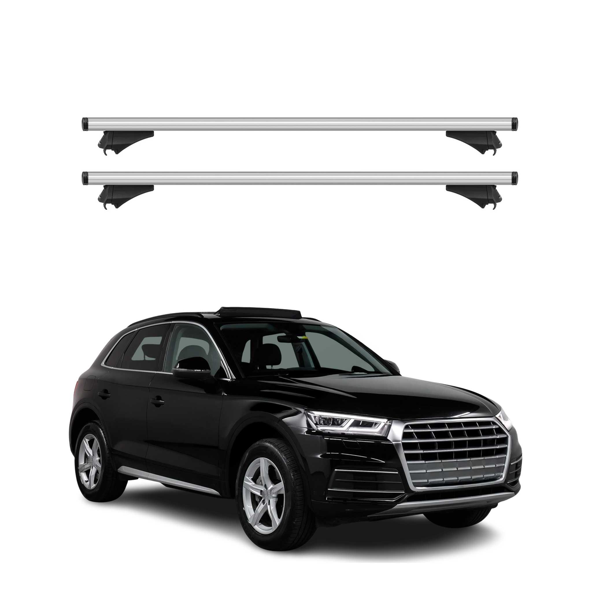 2018-2025 Audi Q5 Roof Rack Cross Bars Silver