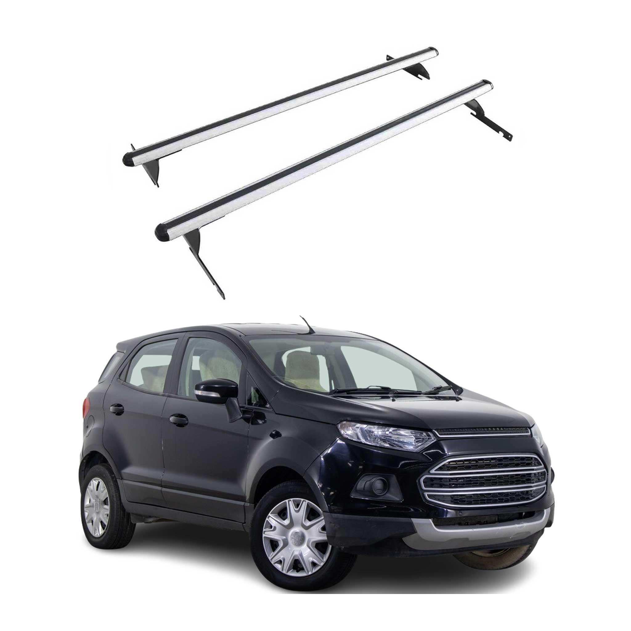 2013-2017 Ford Ecosport Roof Rack Cross Bars Silver
