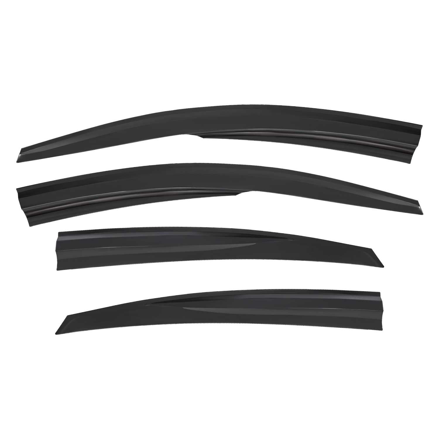 2012-2017 Hyundai Accent Window Visor Vent Rain Deflector 4Pcs Smoke