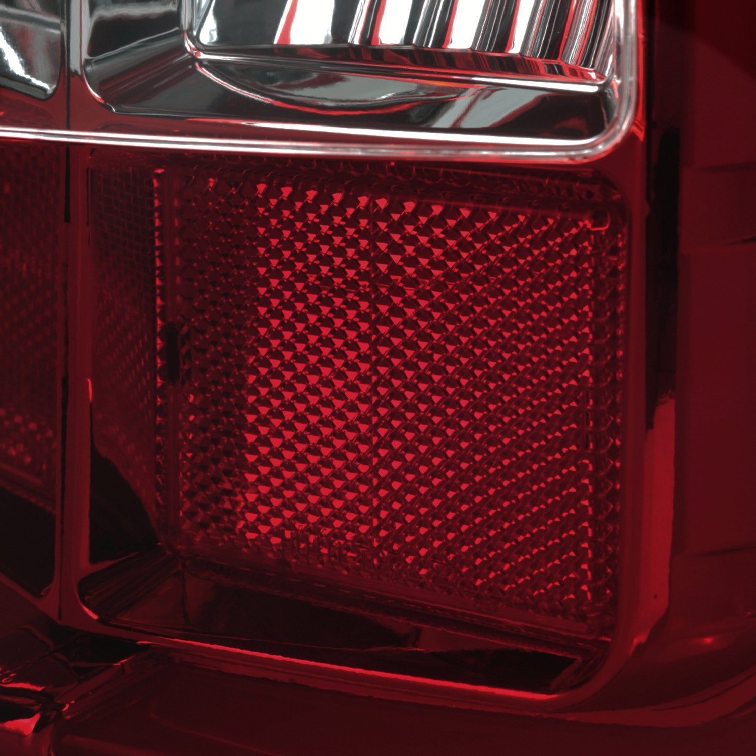 2014-2018 GMC Sierra 1500/2500HD/3500HD LED Tail Lights Chrome/Red Smoke Lens