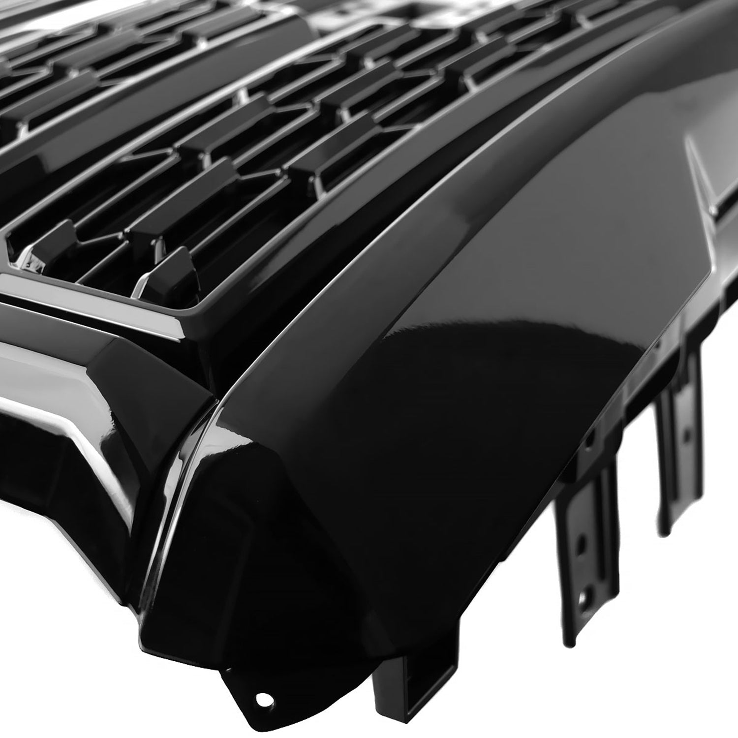 2021-2022 GMC Canyon Glossy Black Denali Style Front Upper Mesh Hood Grille