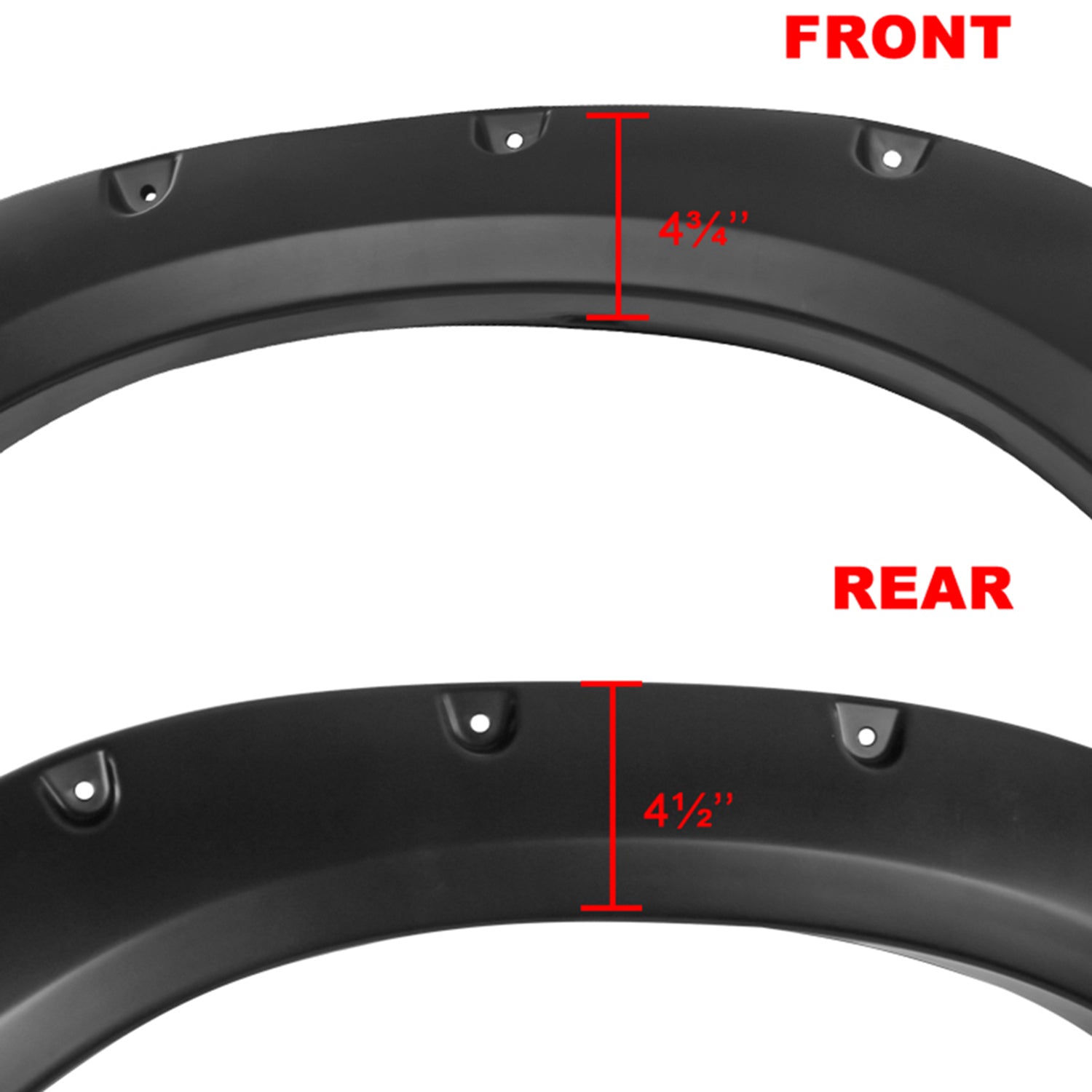 2009-2018 Dodge RAM 1500 / 2019-2021 RAM Classic Fleetside Fender Flares