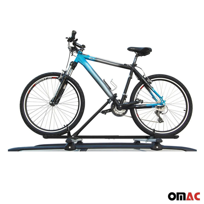 Bike Carrier Roof Mount Black Alu Bicycle Rack Cycling Car Truck SUV