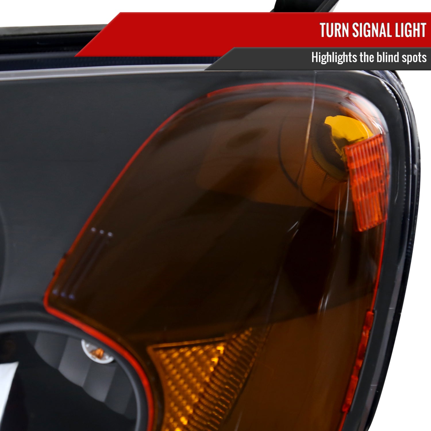 2001-2003 Honda Civic Factory Style Headlights Matte Black/Clear Lens