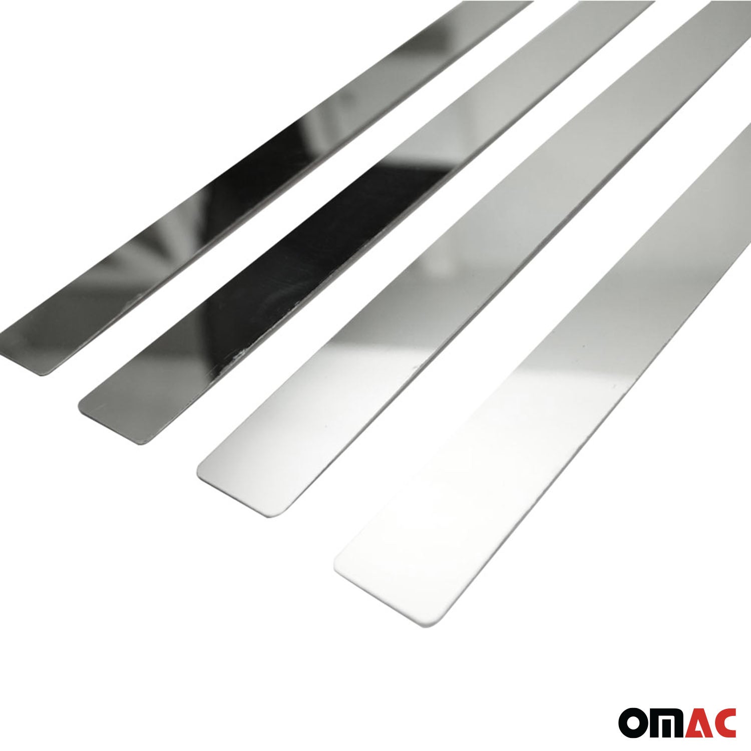 2012-2018 RAM 1500 Crew Cab Side Door Molding Trim Stainless Steel