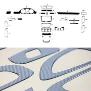 2006-2010 VW Passat B6 Carbon Look Dashboard Console Trim Kit 21Pcs