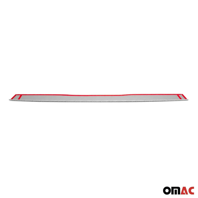 Rear Bumper Sill Cover Protector Guard for Mercedes Metris 2016-2024 Alu Silver - OMAC USA