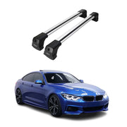 2014-2020 BMW 4 Series F36 Gran Coupe Roof Rack Cross Bars Silver
