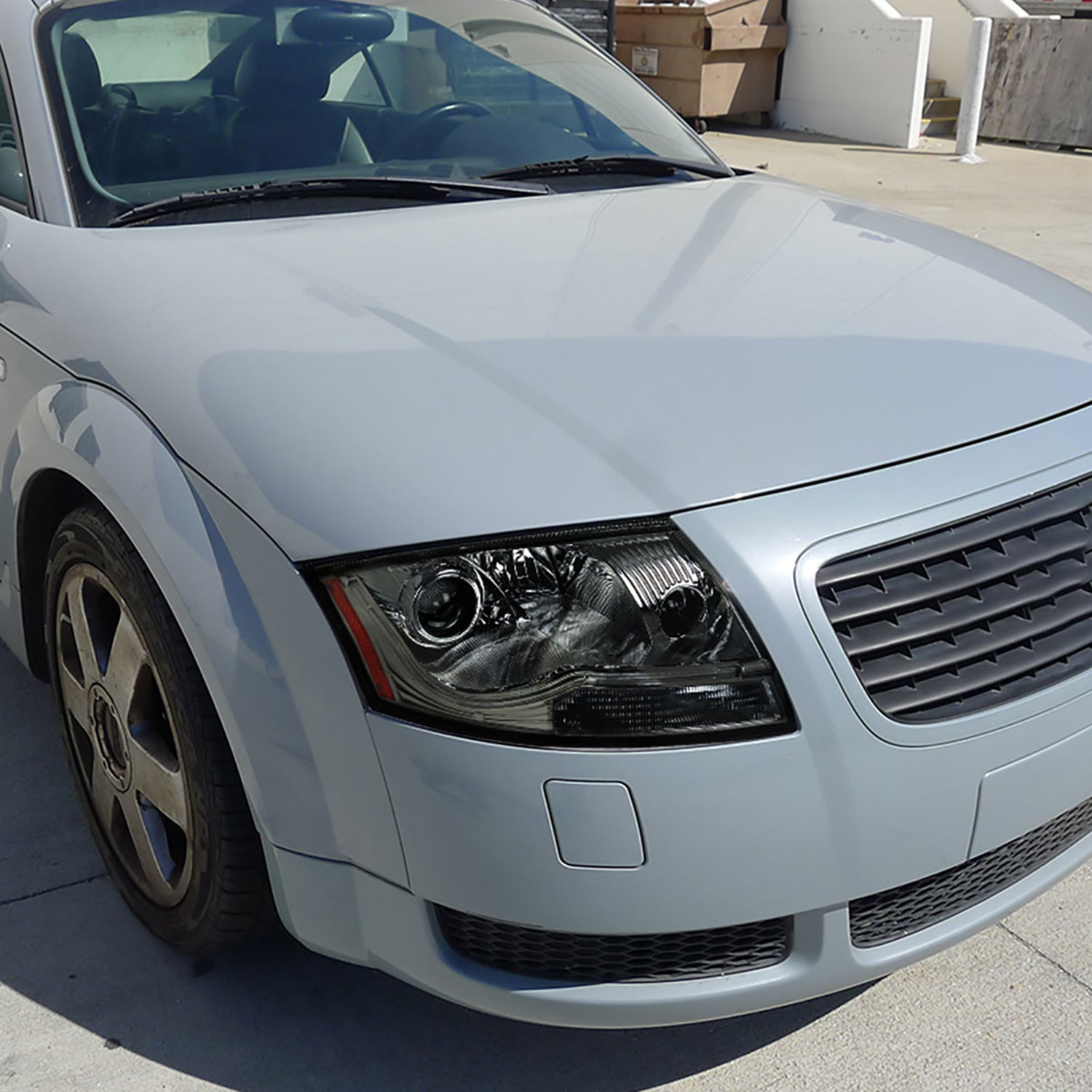 1999-2006 Audi TT LED Bar Projector Headlights Chrome Housing/Smoke Lens