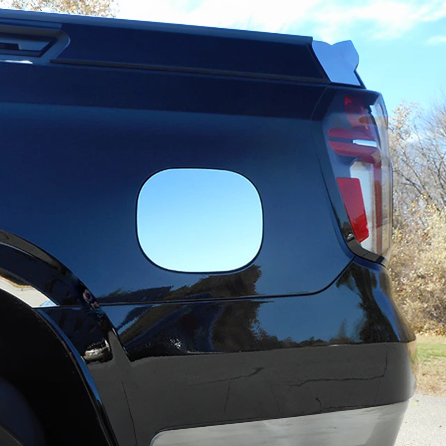 2021-2025 Chevrolet Tahoe Stainless Gas Cap Door Trim 1Pc