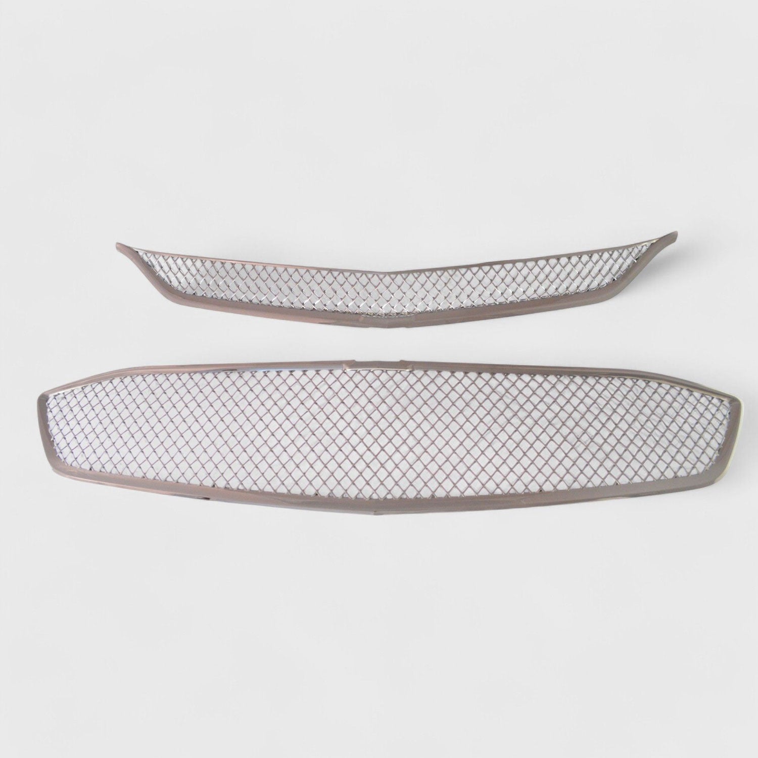 2016-2018 Chevrolet Malibu Grille Overlay Chrome 2Pcs ABS Plastic