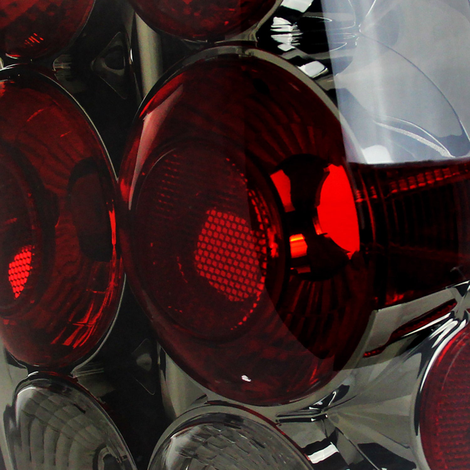 2005-2008 Toyota Tacoma Tail Lights Chrome Housing/Smoke Lens