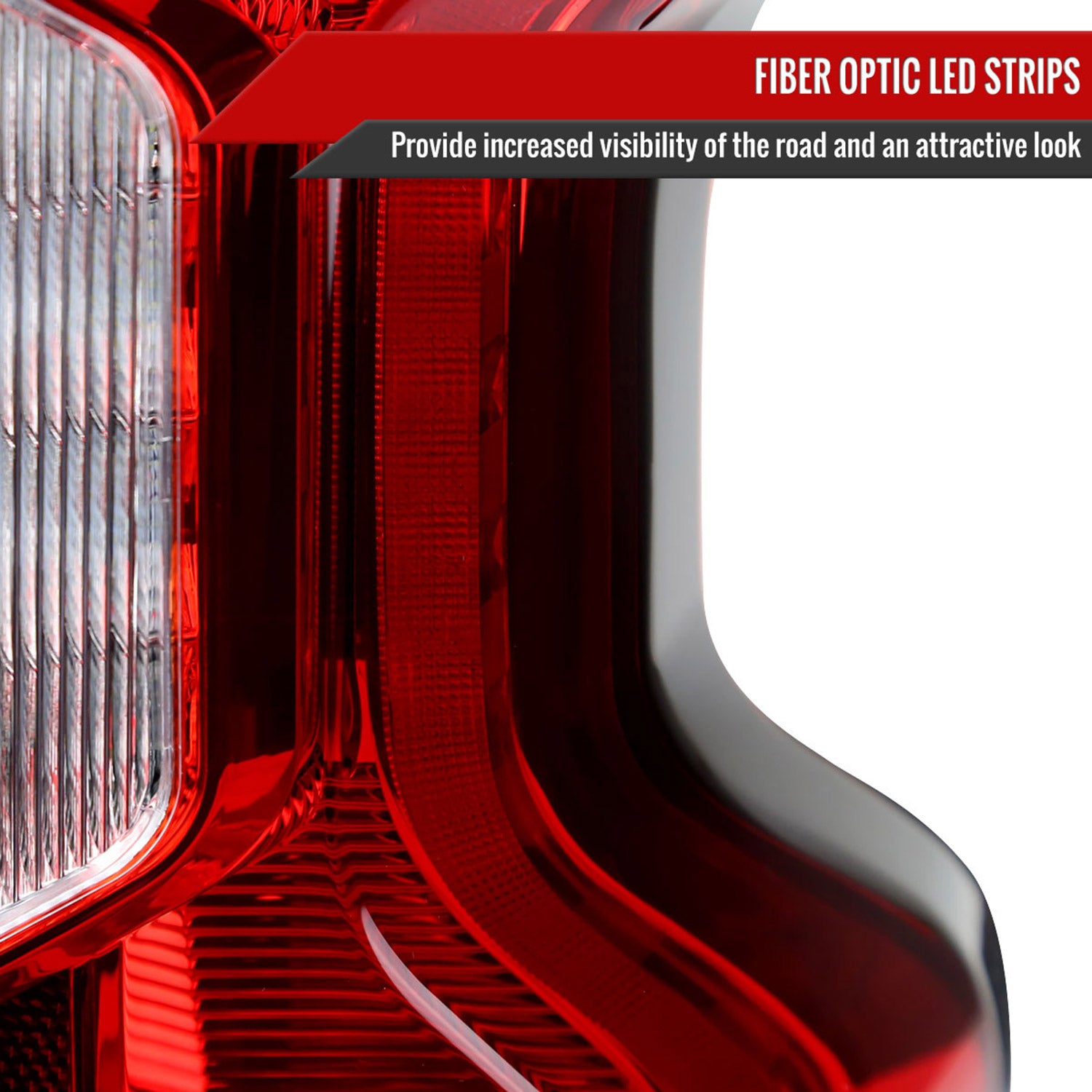 2019-2023 Chevy Silverado 1500 /2500HD/3500HD LED Tail Lights Chrome/Red