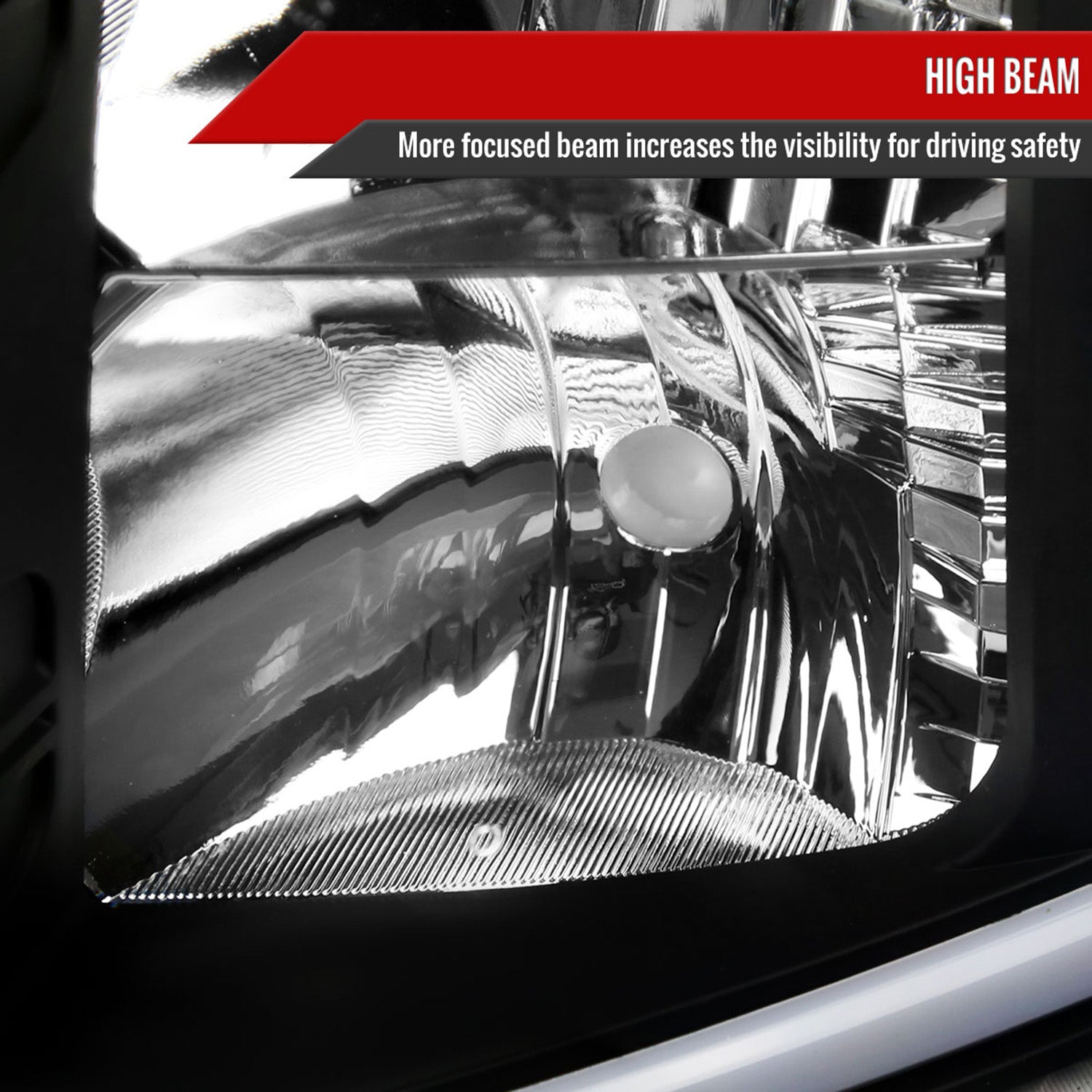 2007-2013 Chevy Silverado 1500 2500HD 3500HD LED Headlights Amber & Black