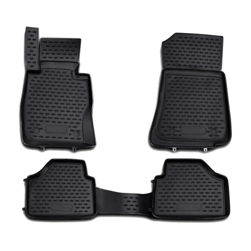 2010-2015 BMW X1 E84 Floor Mats Liners Full Set All Weather Black