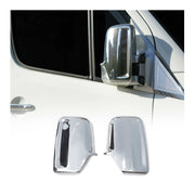 2019-2024 Mercedes Sprinter W907 910 Side Mirror Cover Caps Chrome Silver
