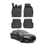 2008-2011 Audi A6 Facelift Premium Floor Mats Liners Full Set All Weather Heavy Duty