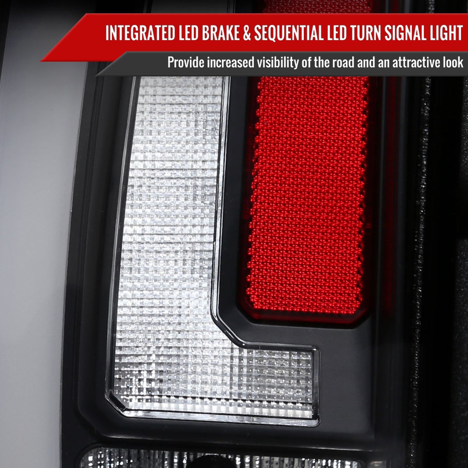 2007-2014 Chevy Tahoe/Suburban/Yukon/Denali LED Signal Tail Lights Matt Black