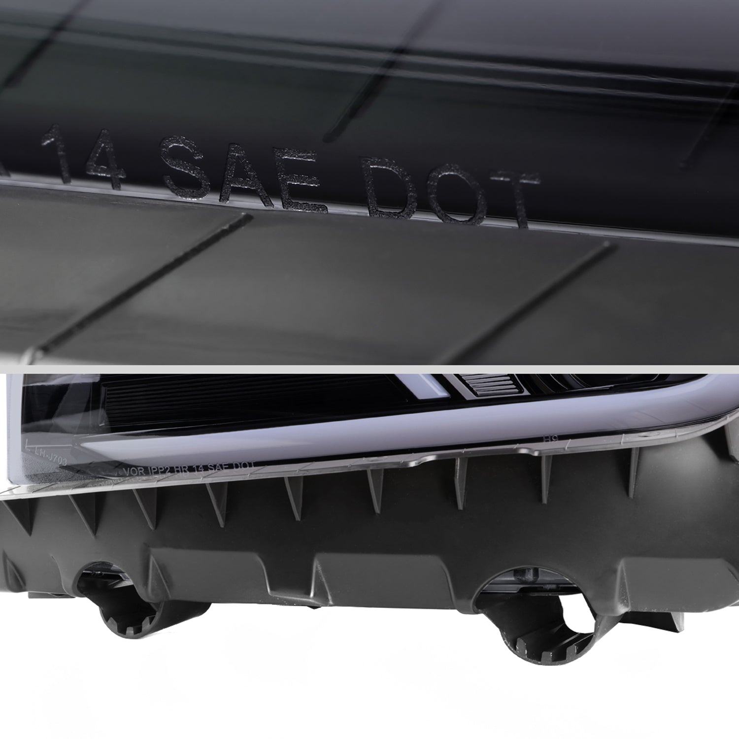 2014-2015 Chevy Camaro LED Projector Headlights Turn Signal Lights Smoke