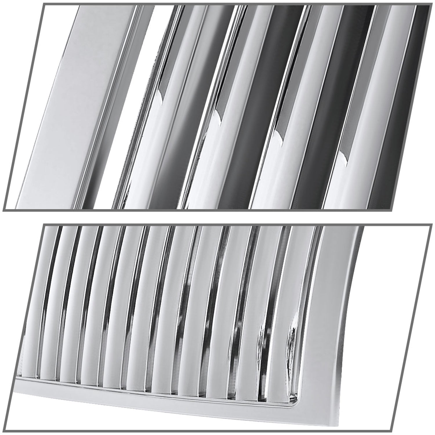 2009-2014 Ford F-150 Chrome ABS Vertical Grille