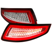 2005-2008 Porsche 911 997 Carrera / 911 997 GT3 LED Tail Lights Chrome/Red
