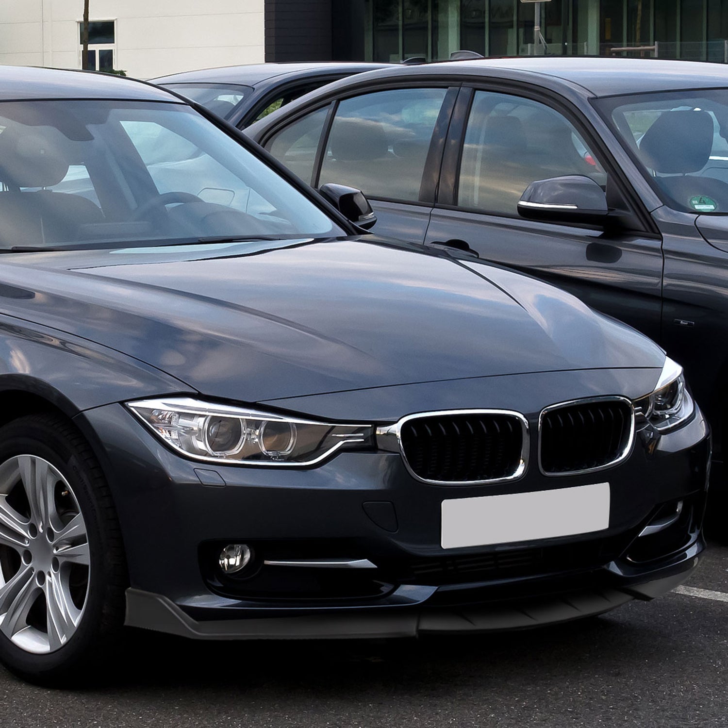 2016-2019 BMW 3 Series F30/F35 Polypropylene 3Pcs Bumper Lip Spoiler