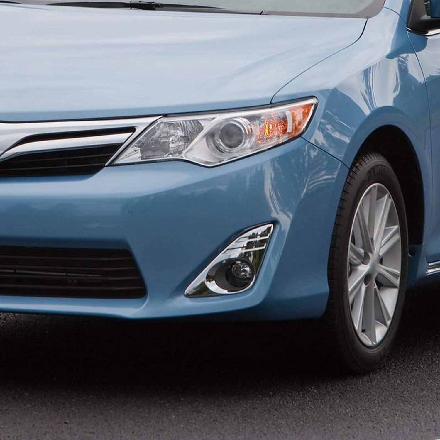 2012-2014 Toyota Camry SMD LED Fog Lights Switch & Chrome Bezels