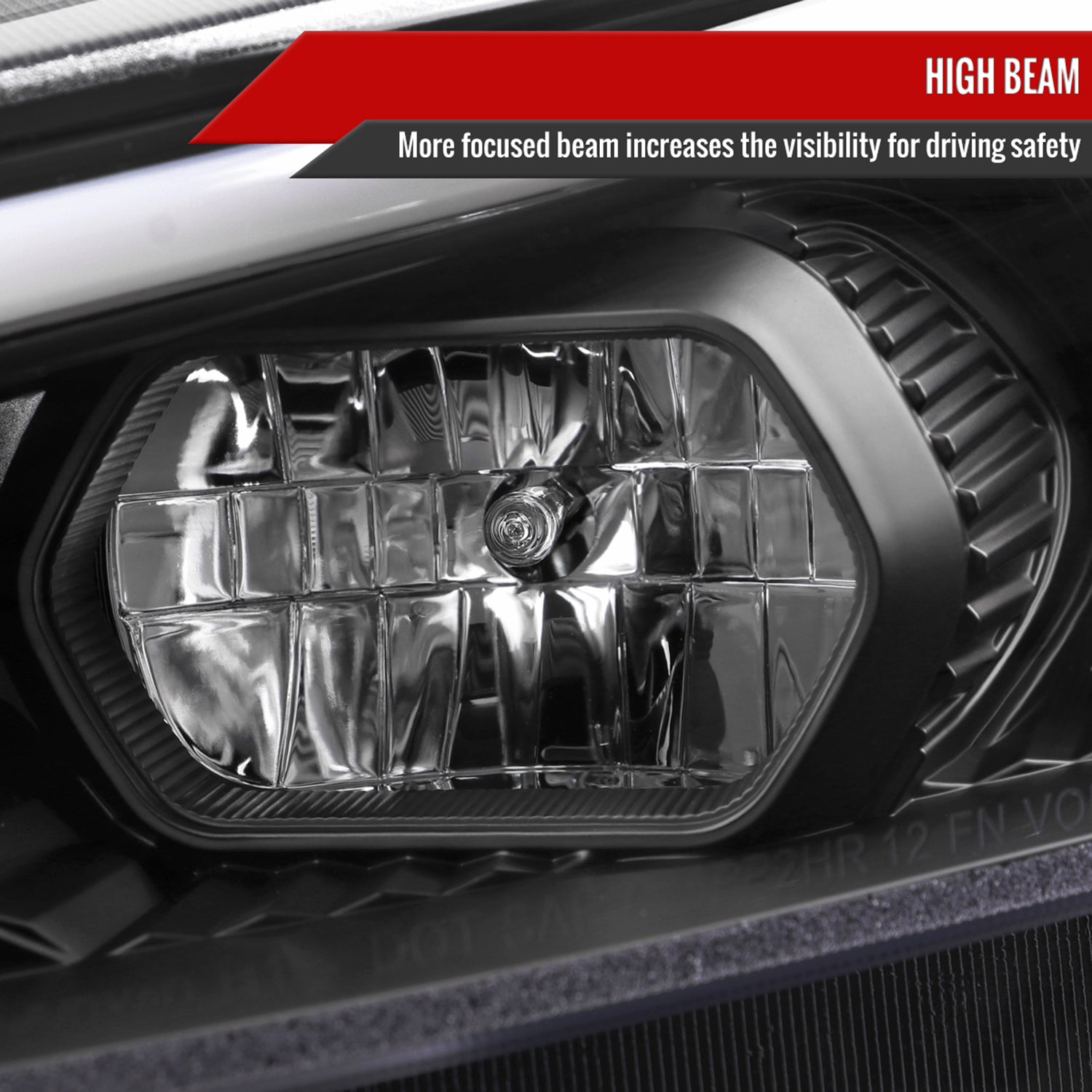 2013-2016 Ford Fusion Sequential Turn Signal Projector Headlights Matt Black