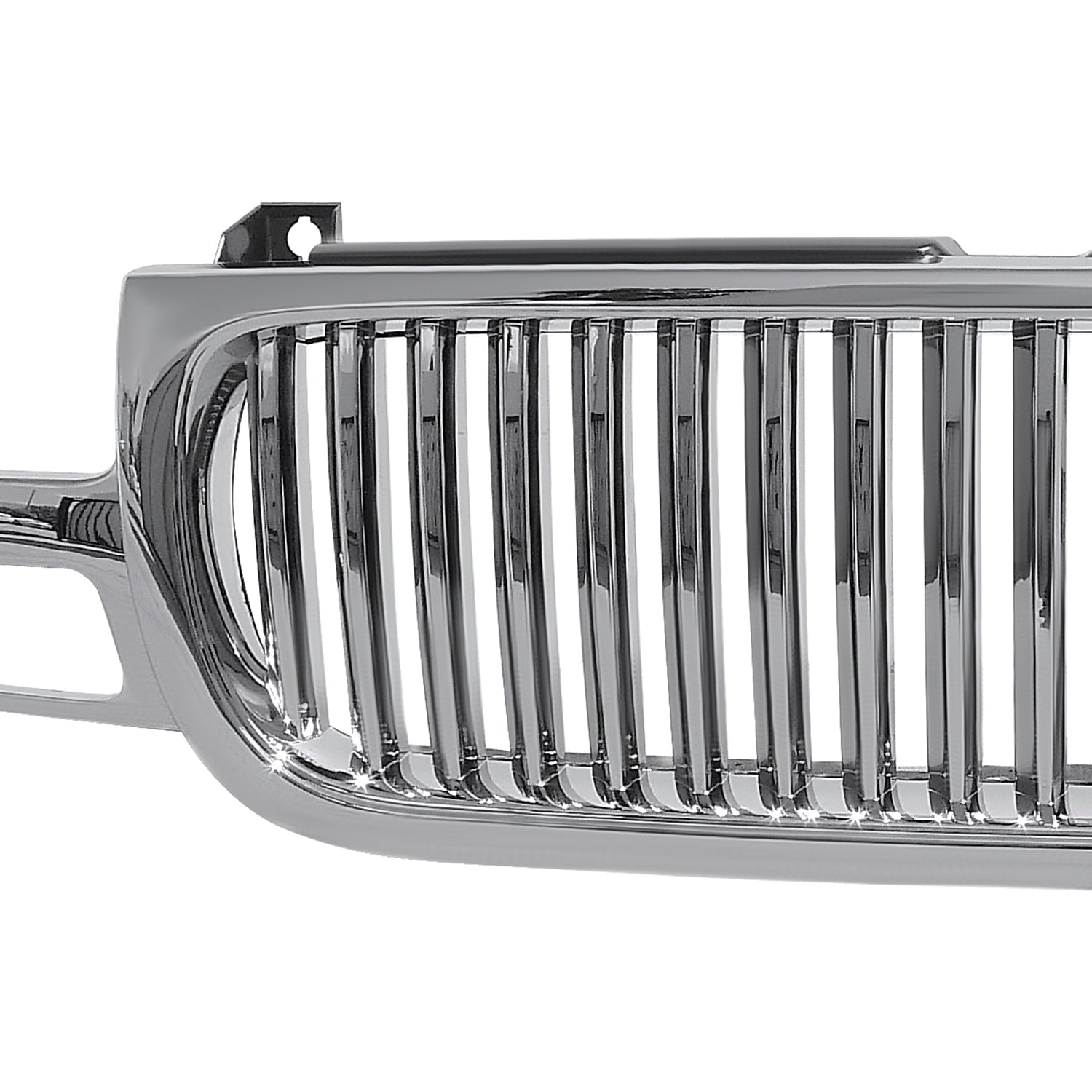1999-2002 GMC Sierra 1500 2500LD/ 2000-2006 Yukon + XL Chrome Vertical Grille
