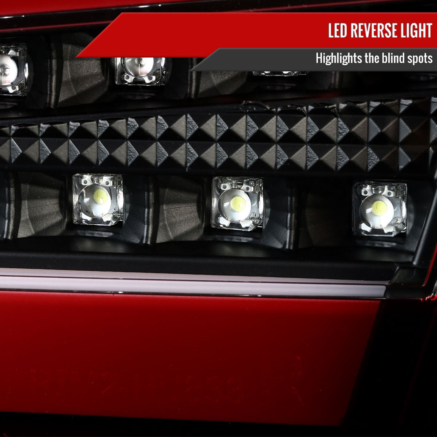 2008-2017 Mitsubishi Lancer / Lancer EVO X Red Bar LED Tail Lights Black/Red