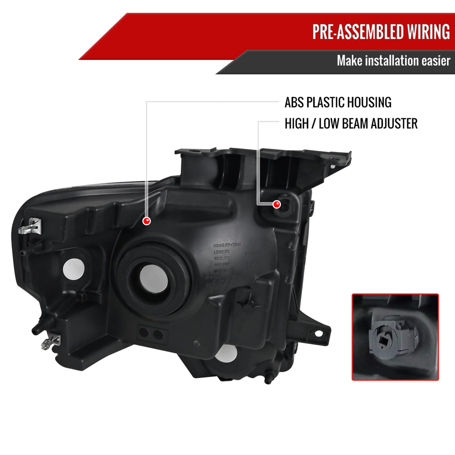 2009-2014 Ford F-150 Factory Crystal Headlights w/Amber Reflector Chrome/Clear