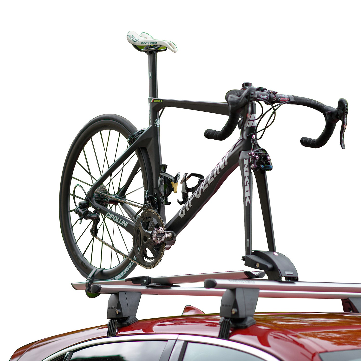 Roof Bicycle Rack Aluminum Upright Mounted Professional Bike Carrier