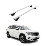 Roof Racks Cross Bars Luggage Durable for Volkswagen Atlas 2018-2026 Metal Gray