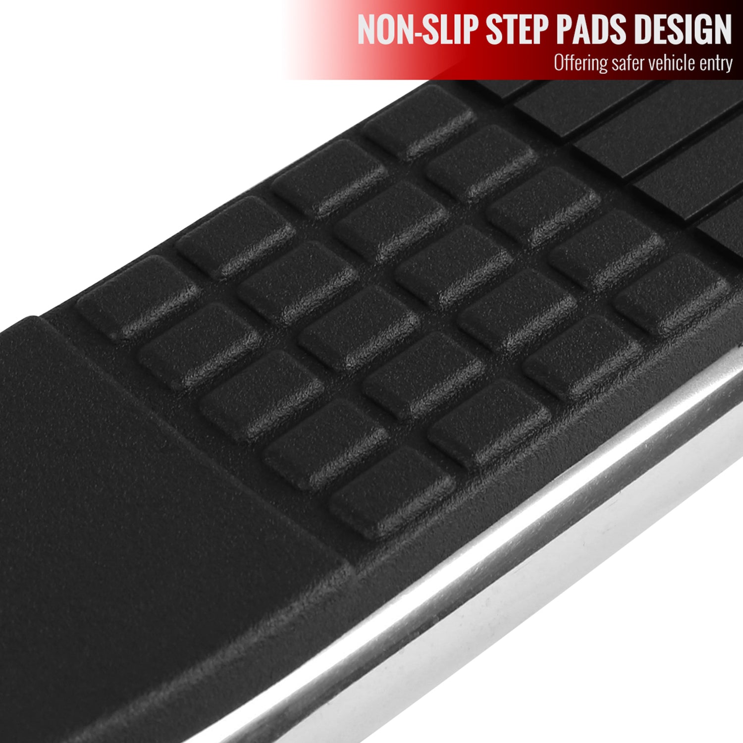 2004-2021 Nissan Titan King Extended Cab 4" Chrome S.Steel Side Step Nerf Bars