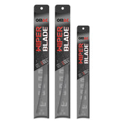 Front Rear Windshield Wiper Blades Universal set of 3 Front: 20"/24"  Rear: 12"